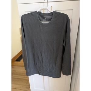 Men's Gray Long Sleeve Shirt